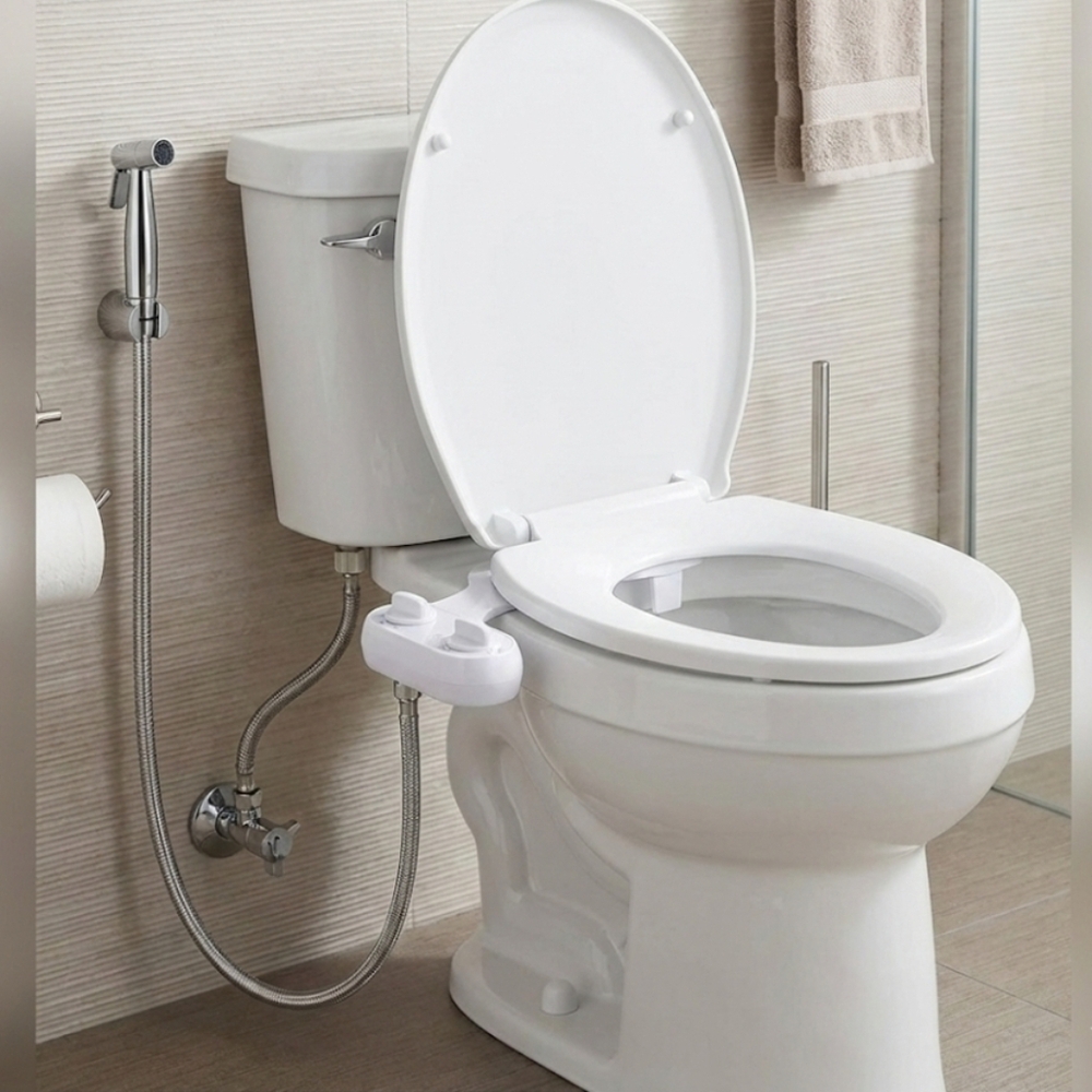 New Bidet Sprayer Kit for Toilet, 2 Mode Sprayer Bathroom